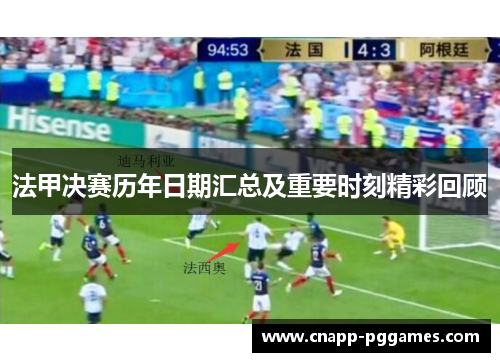 法甲决赛历年日期汇总及重要时刻精彩回顾 法甲决赛历年日期汇总及重要时刻精彩回顾